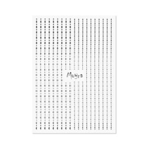 Moyra Nail Art Strips Dots No. 02 Silver