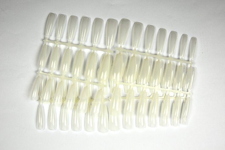 Press-on/ Show tips Coffin Naturel 72 stuks