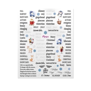 Moyra Kerst sticker num 20