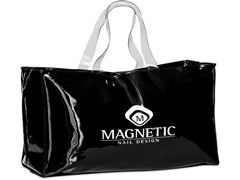 Magnetic big shopper tas zwart lak! 310214