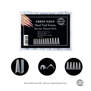Dual Nail Forms russian almond sleek 120 stuks