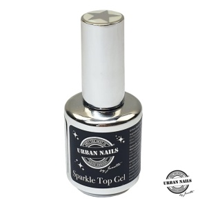 Urban Sparkle Top gel Silver plakvrij  15 ml