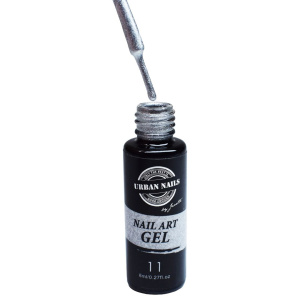 Urban Liner gel Silver met glitter Handig in een flesje met een dun penseeltje 8 ml