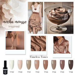 Urban Nails Gelpolish 8 ml Mocha Mousse Collection 8 kleuren num 19 t/m 26