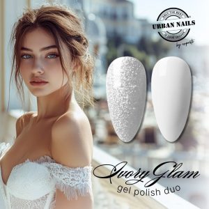 Be Jeweled gelpolish Duo Set Ivory Glam 15 ml