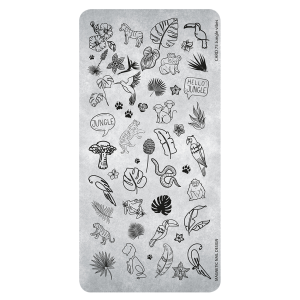 Magnetic Stamping plate 75 Jungle Vibes 118678