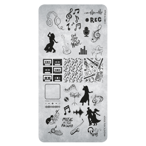Magnetic Stamping plate 76 Music 118679