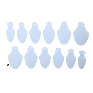Dual Nail Forms Silicone Mold C
