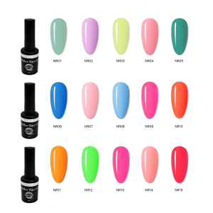 BiaB Rubber Base Gel 15 kleuren van 8 ml NR1 t/m NR15
