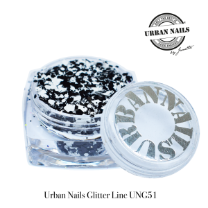 Urban Glitter Line UNG 1 Silver/zwart
