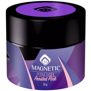 Magnetic PowerGel Frosted Pink 30g in een pot 104211 Is een lichtroze dekkende kleur