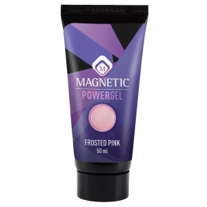 Magnetic PowerGel Frosted Pink 50g in een tube 104233 Is een lichtroze dekkende kleur