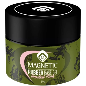 Magnetic Rubber Frosted Pink 30 ml in pot. 104502