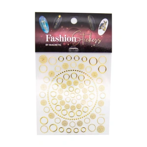 Magnetic Fashion Sticker Circles 117011