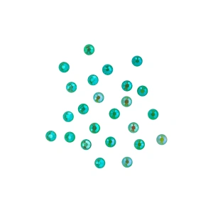 Magnetic Rhinestone Neon Green Medium 24 pcs 118906