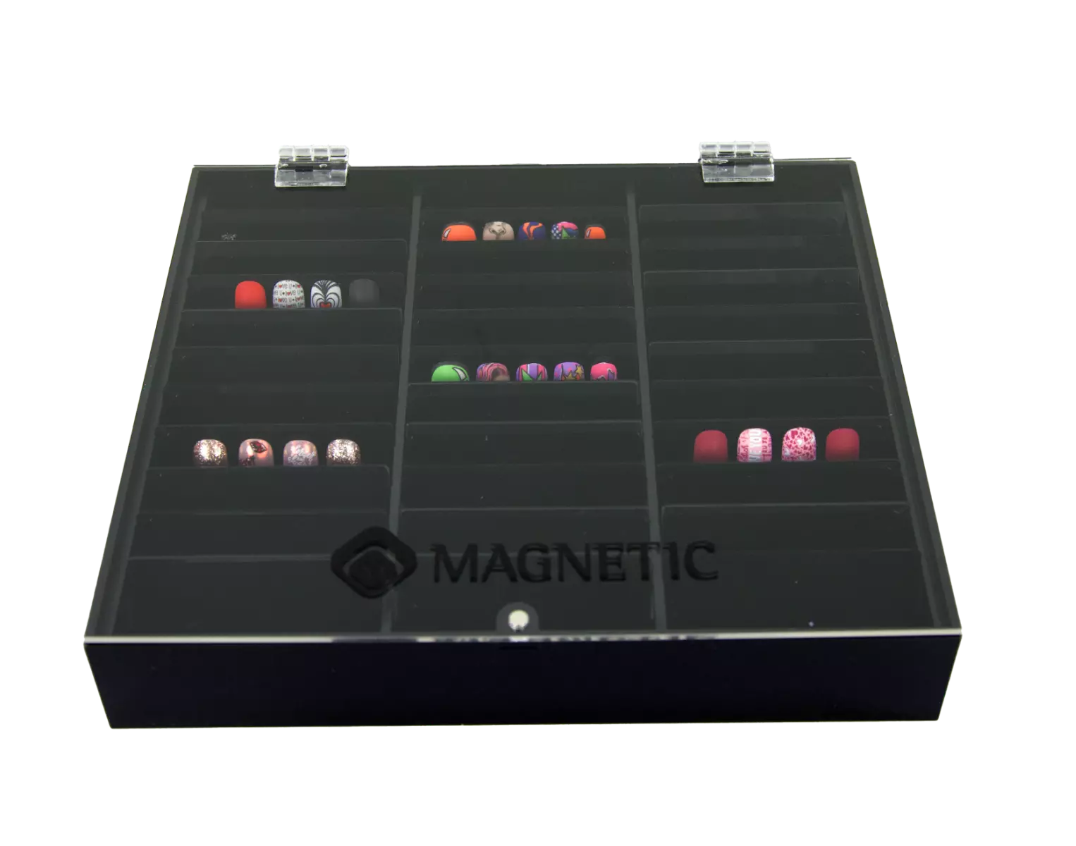 Nail Art Display Box Black 178016