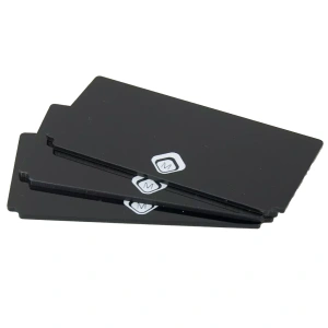 Magnetic zwarte Show Kaartjes voor in je nailart Box 10 stuks 178017