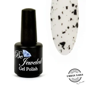 Urban Gelpolish Clear met zwarte flakes 15 ml