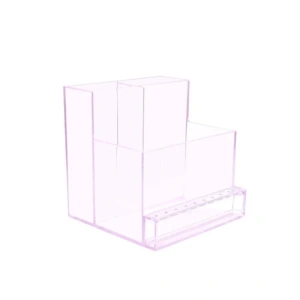 Shape It Up Portable e-File Drill Bit Storage Organizer Pink